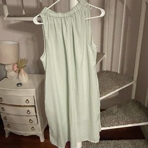 Mint green dress shift dress